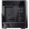 RAIJINTEK PONOS TG4 - desktop - pc - SPCC - zwart - ATX - EATX - EEB - micro ATX - Mini-ATX - gaming