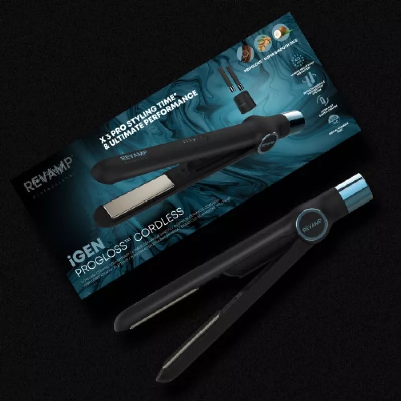 Haarstijltang Revamp ST-2750-EU2 draadloos keramische platen Progloss