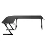 Huzaro Hero 7.0 hoek-gamingbureau voor computer, rechthoekig, koolstofvezel, aluminium, 154×48×72,5 cm, zwart