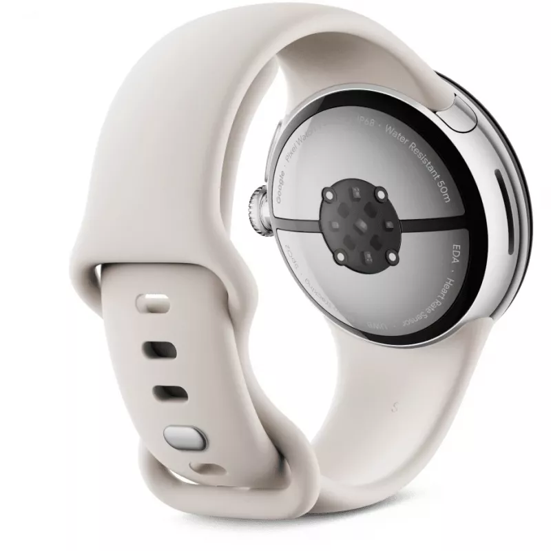 Google Pixel Watch 3 AMOLED 41 mm digitaal touchscreen zilver Wi-Fi GPS (satelliet)
