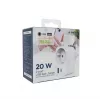 OPLADER USB UNIVERSEEL 20W WIT/2P AC TA-ACPDQC20-01-W GEMBIRD