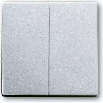 BUSCH JAEGER 1785-83 afdekking voor serie-wisselschakelaar future linear aluzilver