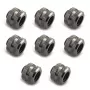 XSPC connector G1/4 naar 14mm hardtube, zwart chroom - 8 stuks
