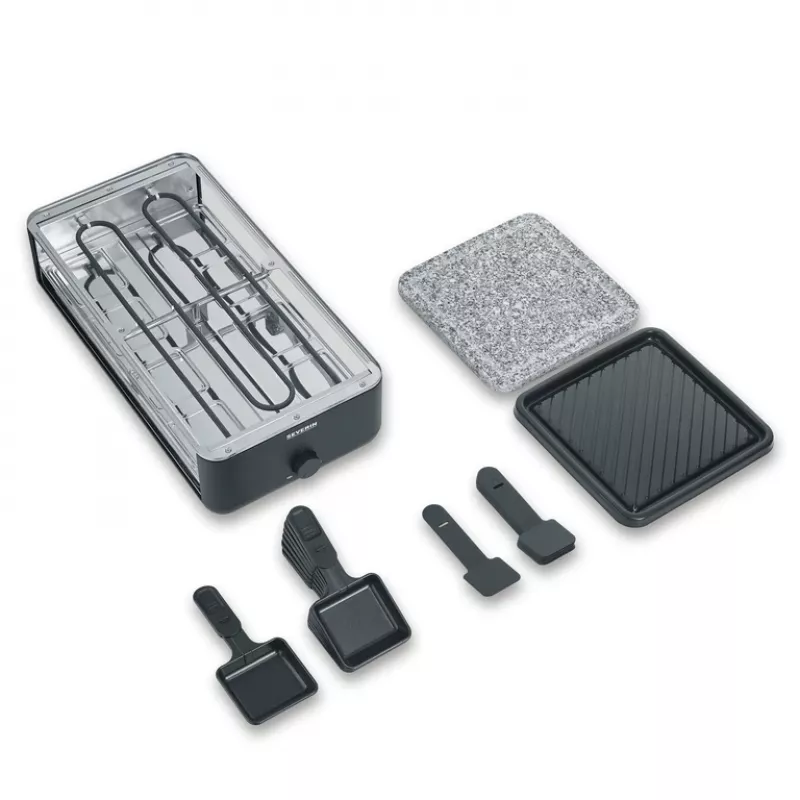 Raclette grill Severin RG 2366 8 personen 1300 W zwart