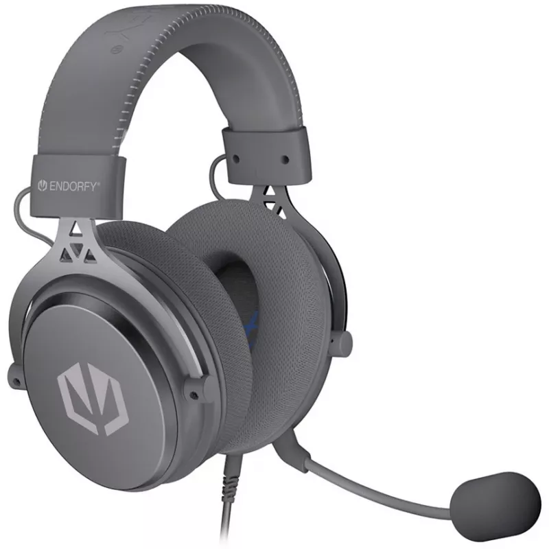 VIRO Plus USB Alt Gray, gaming-headset donkergrijs, USB-A, 3,5-mm-jack, 7.1-USB-soundcard