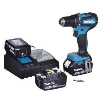 MAKITA DDF485RF3J boormachine 3x 18V 3Ah