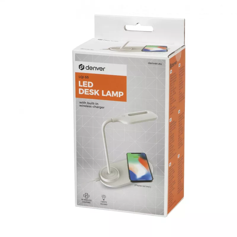 Tafellamp Denver LQI-55 1,5 W LED G wit