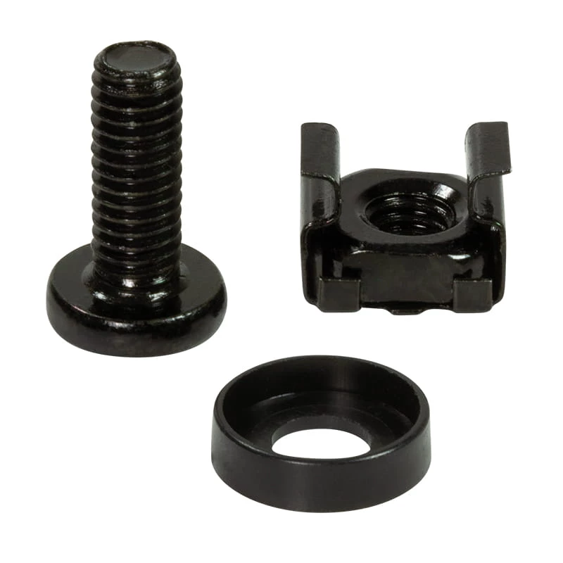 Schroevenset LOGILINK AC116 — 50 zwarte schroeven voor rack-accessoires