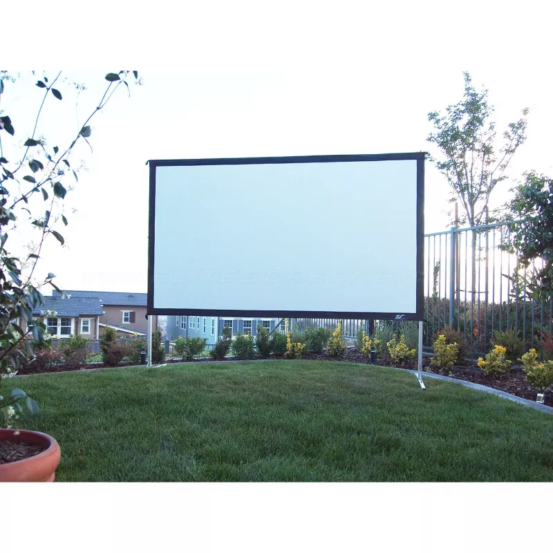 Elite Screens Yard Master 2 - Handmatig - 4,57 m (180 inch) - 3,99 m - 2,24 m - 16:9 - Zilver - Wit