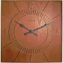 NeXtime wandklok 3112br Wood Square, 50x50 cm, wand, bruin
