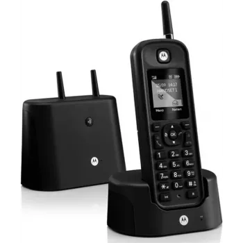 Motorola O201 DECT draadloze analoge telefoon handsfree zwart (2249706)