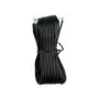 Telefoonkabel Helos 014067 6 m zwart transparant