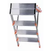 Krause Dopplo dubbelzijdige staande ladder zilver
