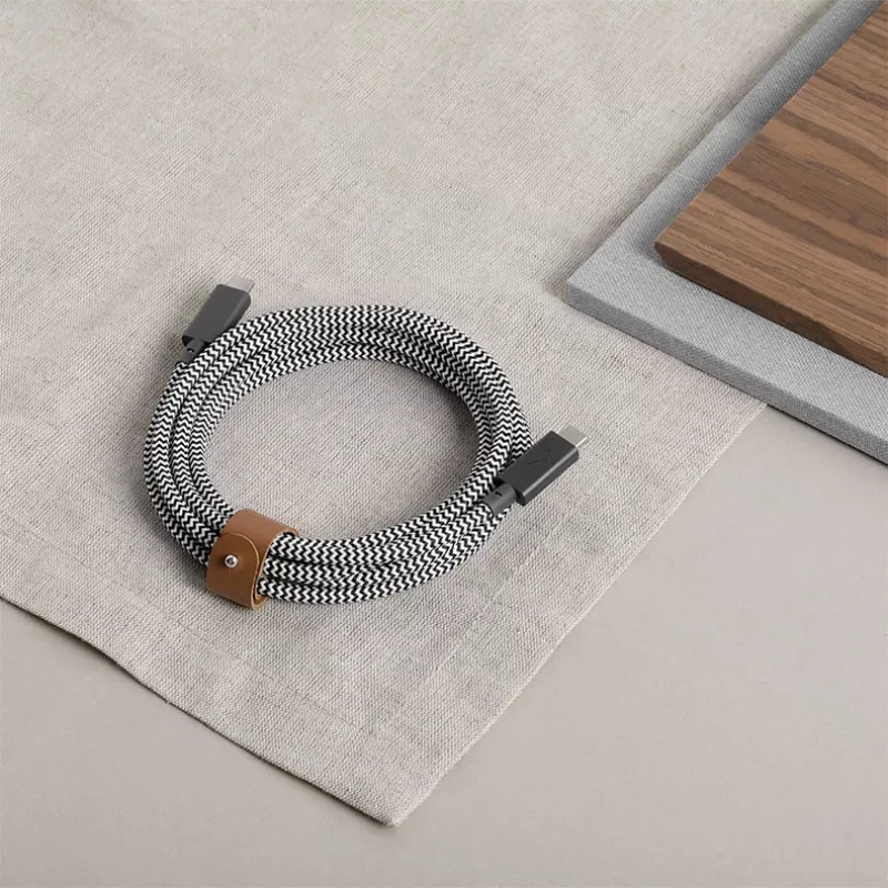 Kabel USB-C naar USB-C Native Union Belt Kabel Pro 240W, 2,4 m, USB 2.0, 0,48 Gbit/s, groen