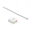 DeLOCK keystone-module RJ45-bus naar LSA Cat.6A slank gereedschapsloos