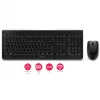 CHERRY DW 3000 toetsenbord muis inbegrepen universeel RF draadloos QWERTZ Duits grijs