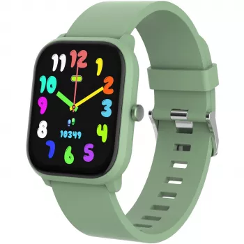Smartwatch DENVER SWK-120GN met fitnesstracking en ondersteuning voor meldingen, groen
