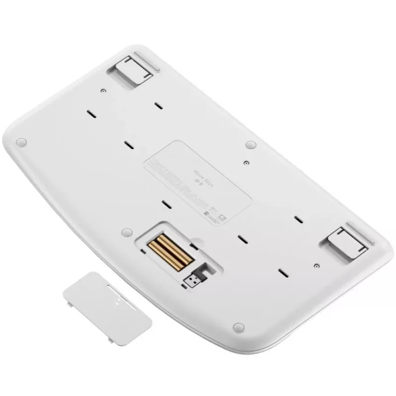 Logitech Wave Keys toetsenbord met gepolsterde polssteun draadloos Bluetooth LE QWERTY off-white (PAN)