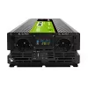 Auto-omvormer Green Cell INVGC24P3000LCD 24V 3000W zuivere sinus, 230V 50Hz, LCD, type F