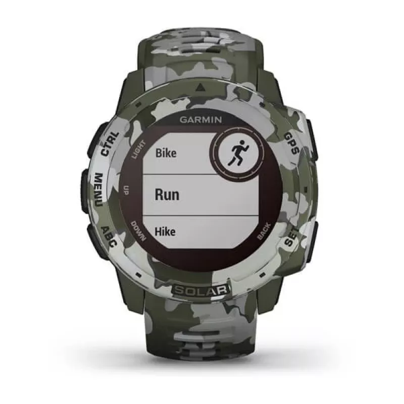GPS-horloge Garmin Instinct Solar Camo Edition camouflage