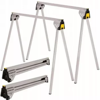 Stanley STST81337-1 opvouwbare metalen zaagbokset, 2 stuks