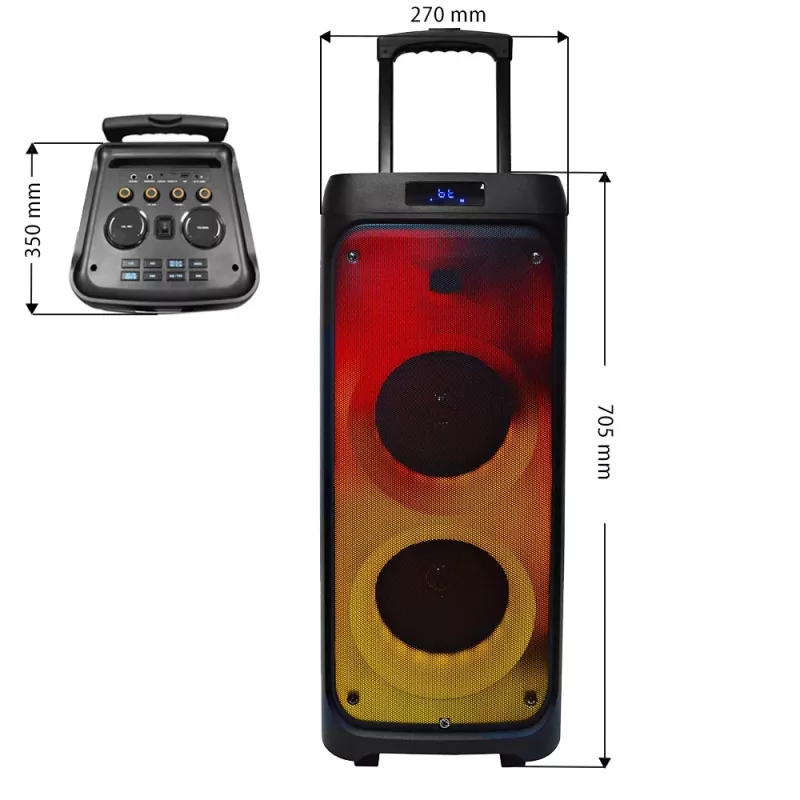 Draagbare luidspreker Manta SPK5220, zwart