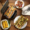 Compacte elektrische grill Petra PT4366GRYDEKFDIR met antiaanbaklaag