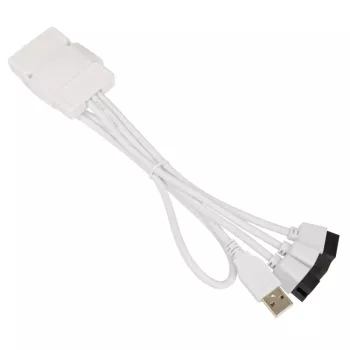 USB-hub Lian Li PW-U2TPAW Type-A-stekker 1-naar-3 IDC 9-pins
