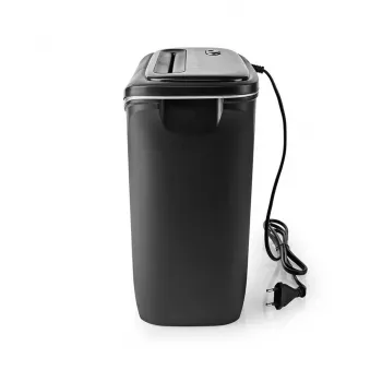 Nedis PASH120BKA4 papiervernietiger strokenversnippering 22 cm zwart