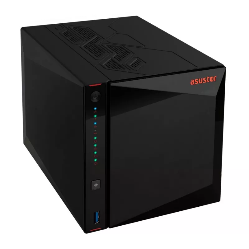 Asustor AS5404T NAS/opslagserver Intel® Celeron® N5105 4 GB DDR4 0 TB ADM zwart