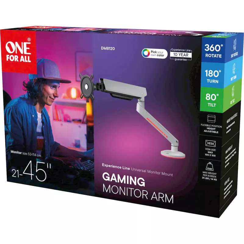 One For All DM8120 Experience-line VESA-montageset LCD-scherm 21-45 RGB