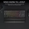 Corsair K70 CORE TKL toetsenbord gaming USB + RF draadloos + Bluetooth QWERTZ Duits zwart