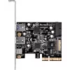 SilverStone ECU05 - USB-adapter - PCIe 2.0 x2 low profile - USB 3.1 Type-C x 1 + USB3.0 x 2 + USB3.0 (intern) x 2 (SST-ECU05)
