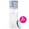 Filterfles BRITA Vital pastelblauw 600 ml met 2 MicroDisc-filters, BPA-vrij, vaatwasserbestendig