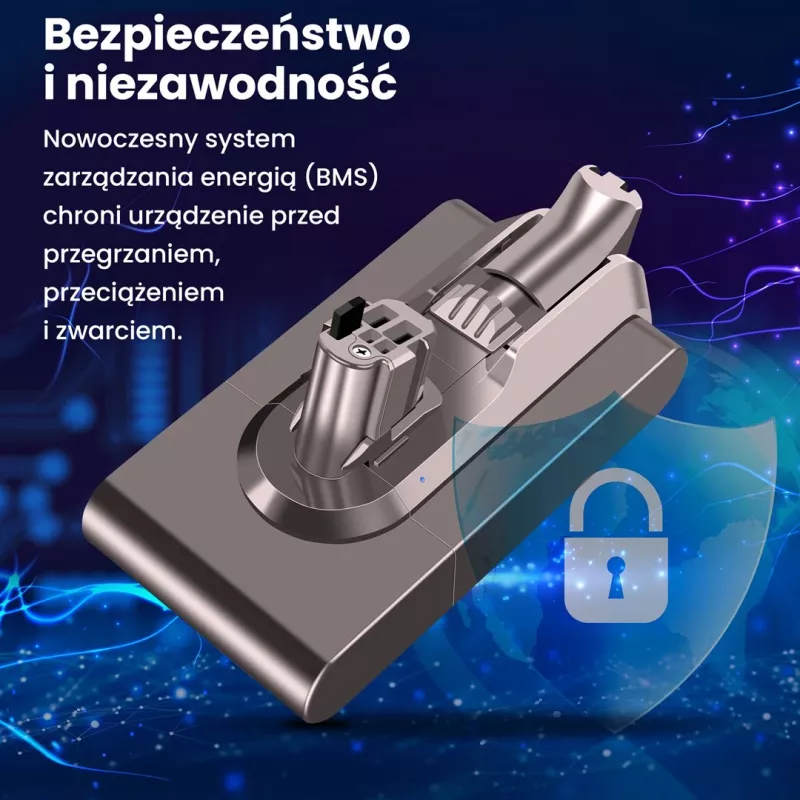 Accu voor Dyson stofzuiger V11 25,2V