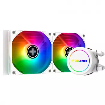 all-in-one-vloeistofkoeler XILENCE Performance A+ XC974 — 240mm radiator, 300 W TDP, wit, ARGB