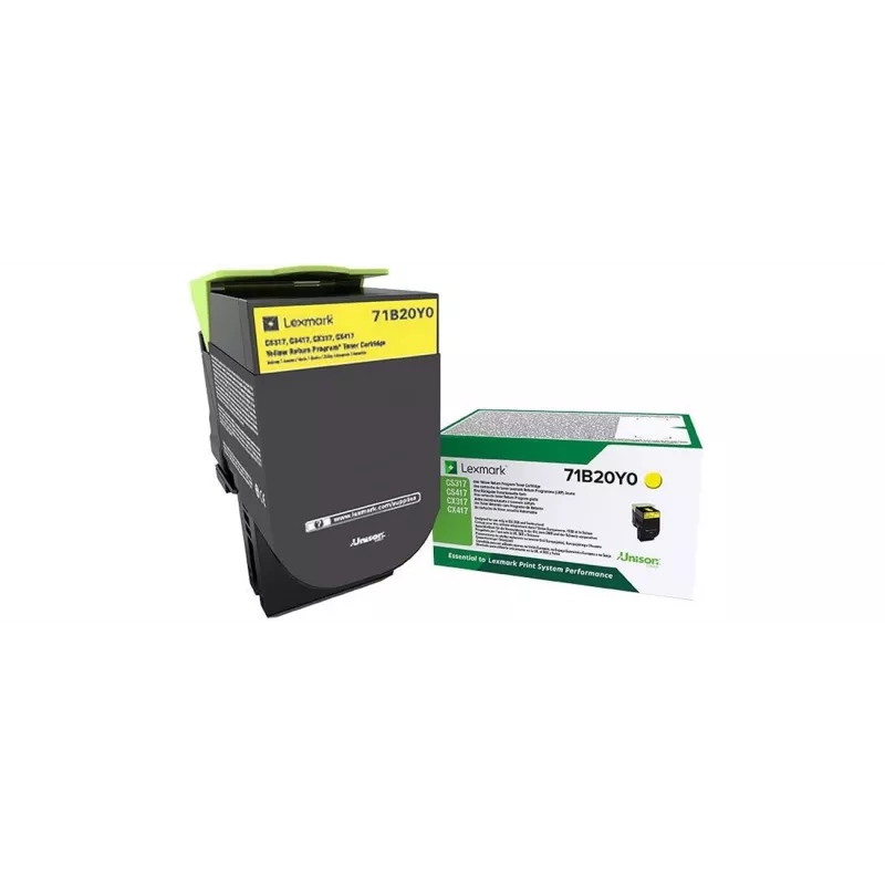 Tonerpatroon Lexmark 71B20Y0 2300 pagina's geel