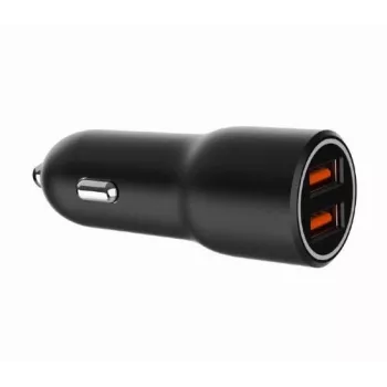 Auto-oplader voor mobiele apparaten Gembird TA-UC-A2QC36-CAR-01, 36 W, 12-24 V, sigarettenaansteker, zwart