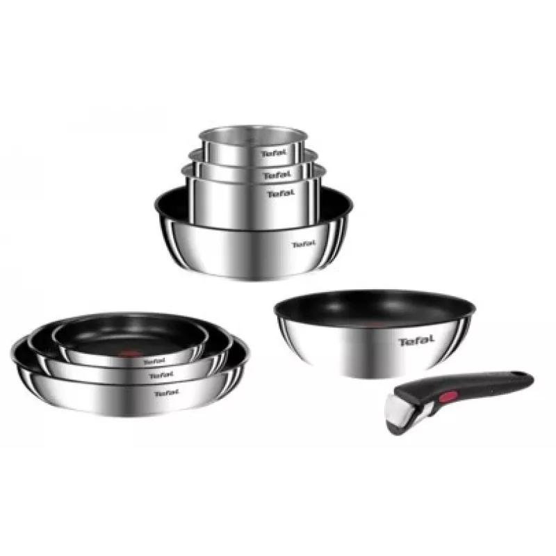 Tefal Ingenio Emotion L897S374 3-delige koekenpannenset, 24/28 cm met afneembare handgreep