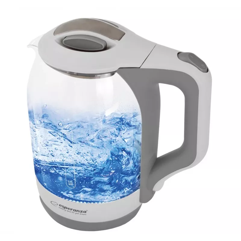 Elektrische waterkoker Esperanza 1,7 L 1500 W wit veelkleurig
