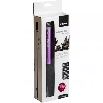 Selfiestick Ultron Alu 80 Universeel Zwart Roze