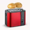 Toaster Severin AT 2217 2 boterhammen 800 W zwart rood