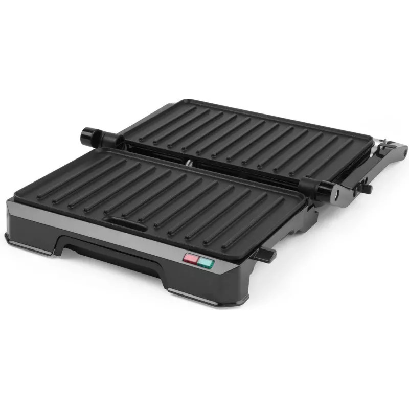 Elektrische 2-in-1 gezondheidsgrill Progress EK5854PVDE met antiaanbakplaten en instelbare temperatuur