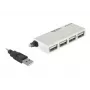 USB-hub DeLOCK 87445 4-poorts extern 480 Mbit/s wit