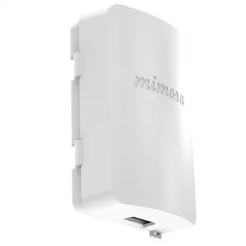 Buiteninterface, bliksemafleider met aarding Mimosa NID, 2x RJ-45, gigabit, IP54