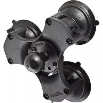 RAM Mounts Twist-Lock drietalige zuignap-kogelbasis 3,81 cm zwart