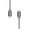 USB-kabel Nevox 1654 USB 2.0 2 m USB-C grijs zilver