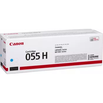 Canon 055H tonercartridge 1 stuk origineel cyaan