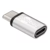 Wentronic Goobay USB-C™ adapter - USB 2.0 Micro-B bus, Zilver - voor het verbinden van een USB-C™ apparaat met een USB 2.0 Micro-B kabel (56636)