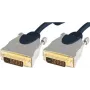 shiverpeaks sp-PROFESSIONAL DVI-kabel 2 m DVI-D blauw - chroom (SP77442)